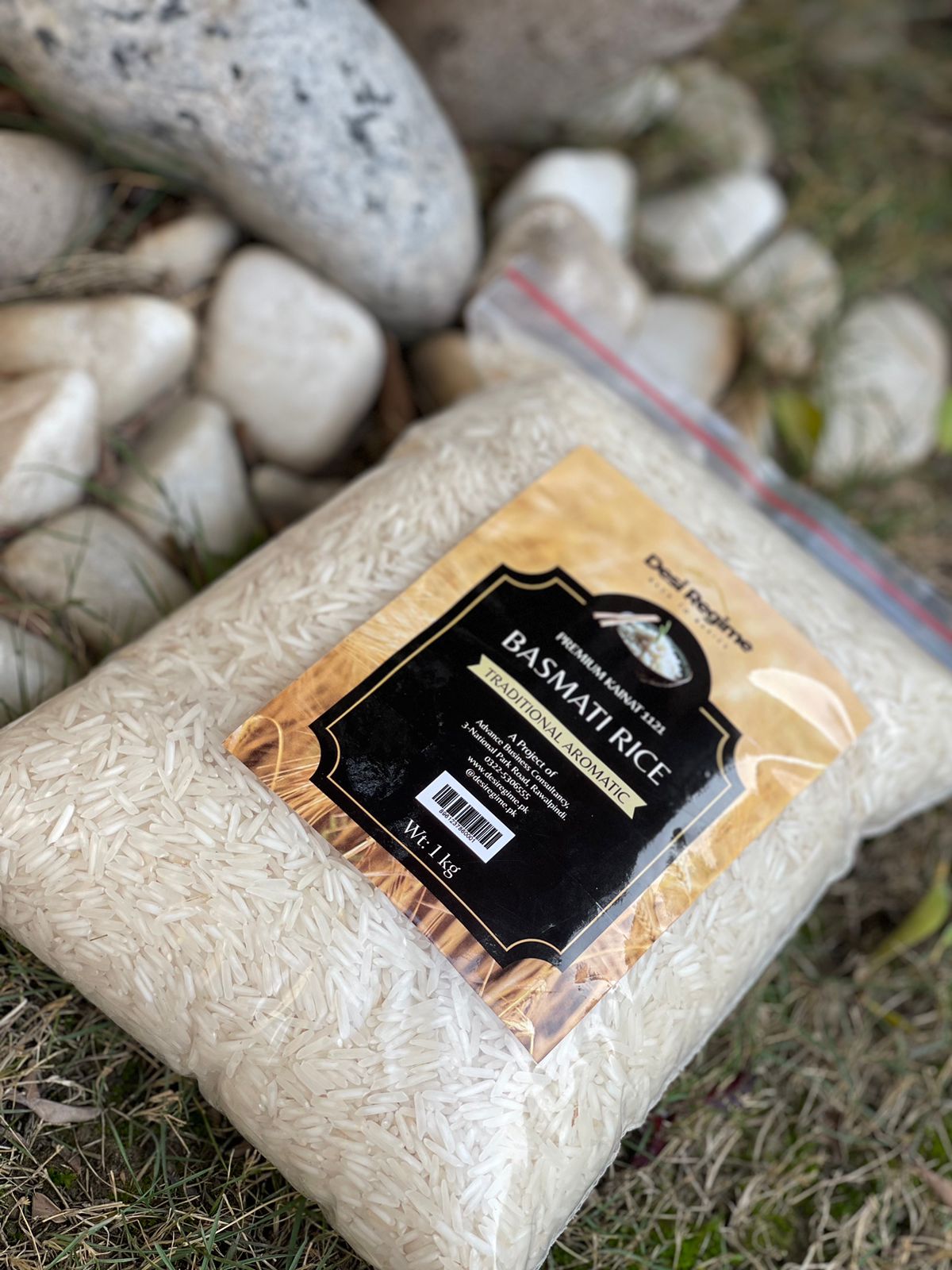 Premium Kainat 1121 Basmati Rice (Pure) - 1 Kg